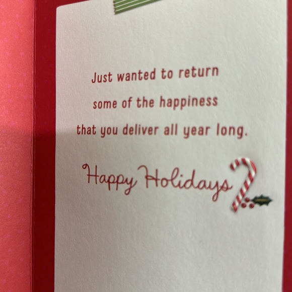 8- Hallmark Christmas cards for your mail carrier - Picture 7 of 7